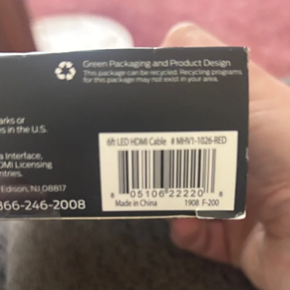 Red‎ HDMI Cable - 6ft